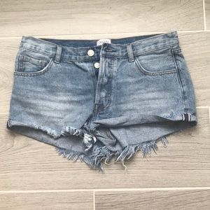 Lulus high waisted jean shorts